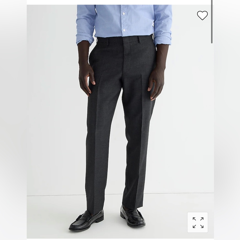 Crosby Classic-fit suit pant in English wool